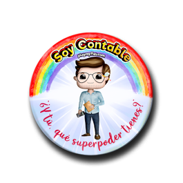 Pin Superhéroes! - Contable 20HSM3