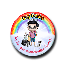 Chapa Superhéroes! - Padre 31HSM1