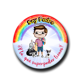 Chapa Superhéroes! - Padre 31HSM2