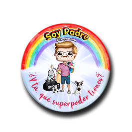 Pin Superhéroes! - Padre 31HSM3