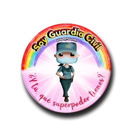 Pin Superheroínas! - Guardia Civil con Mascarilla 13MCM2