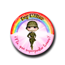 Chapa Superheroínas! - Militar 15MSM2