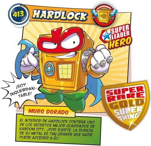Peluche Superzings 760019520-2 - Serie 6 Secret Spies - Hardlock 20 cm