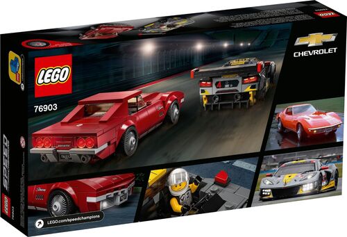 LEGO SPEED CHAMPION - CORVETTE C8.R Y 1968 CORVETTE