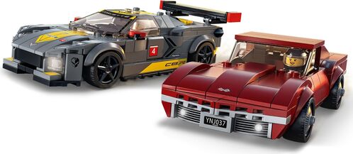 LEGO SPEED CHAMPION - CORVETTE C8.R Y 1968 CORVETTE
