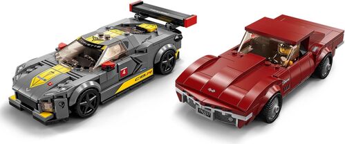 LEGO SPEED CHAMPION - CORVETTE C8.R Y 1968 CORVETTE