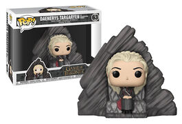 FUNKO POP! JUEGO DE TRONOS - DAENERYS EN EL TRONO ROCADRAGÓN, REF: 29165, Nº63 (Unidad Única - No admite devolución, ver fotos reales del producto)