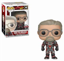 FUNKO POP! MARVEL ANT-MAN Y LA AVISPA - HANK PYM SIN MÁSCARA EXCLUSIVO