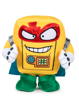 Peluche Superzings 760019520-2 - Serie 6 Secret Spies - Hardlock 20 cm