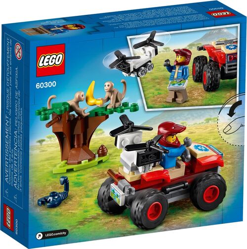 60300 Rescate de la Fauna Salvaje: Quad LEGO ® CITY ®