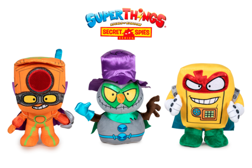 Peluche Superzings 760019520-3 - Serie 6 Secret Spies - Dr. Frostikus 20 cm