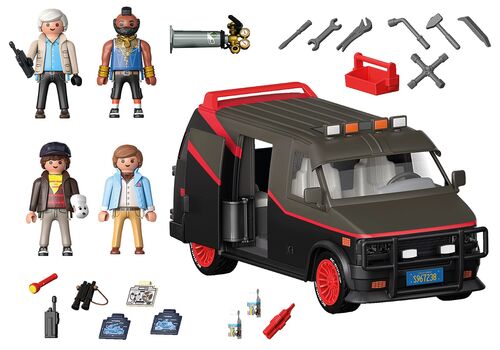 PLAYMOBIL FURGÓN DEL EQUIPO A - EXCLUSIVO