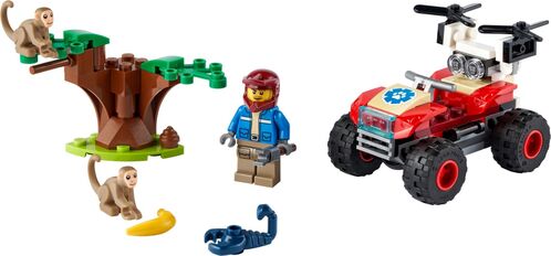 60300 Rescate de la Fauna Salvaje: Quad LEGO ® CITY ®