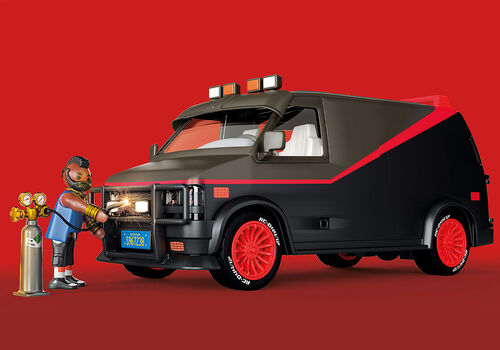 PLAYMOBIL FURGÓN DEL EQUIPO A - EXCLUSIVO