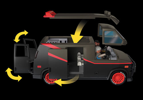 PLAYMOBIL FURGÓN DEL EQUIPO A - EXCLUSIVO