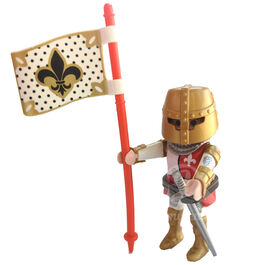 PLAYMOBIL GUERRERA CON ESTANDARTE - SOBRES SORPRESA SERIE 20 NIÑAS