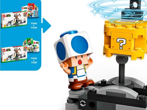 LEGO SUPER MARIO - SET DE EXPANSIÓN: DERRIBO DE LOS REZNORS