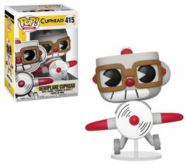 FK34475 Cuphead Pop! Games  - Figura Cuphead en Avioneta