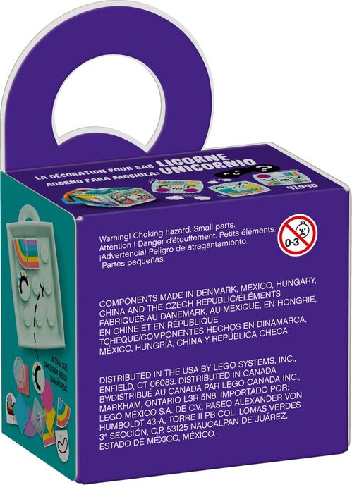41940 Bag Tag Unicorn LEGO ® DOTS ?