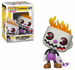 FK34790 Cuphead Pop! Games - Figura Cuphead (Soulless) - Exclusivo