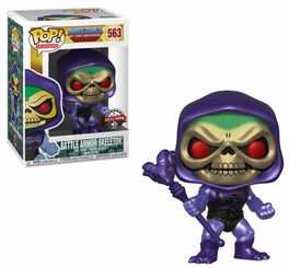 FK34927 Masters of the Universe Pop! TV - Figura Skeletor con Battle Armor (Metálico) - Exclusivo