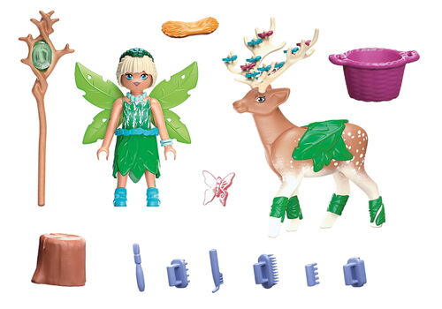 PLAYMOBIL - AYUMA: HADA DEL BOSQUE CON ANIMAL DEL ALMA
