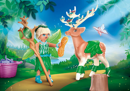 PLAYMOBIL - AYUMA: HADA DEL BOSQUE CON ANIMAL DEL ALMA