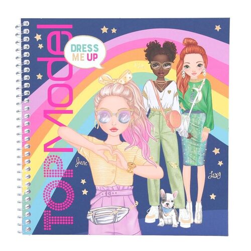 TOP MODEL 0010452_F Cuaderno de pegatinas Dress Me Up
