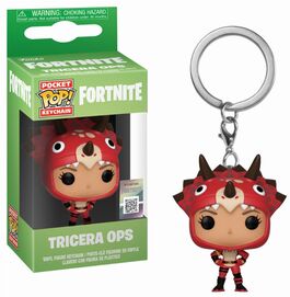 FK35716 Fortnite Pop! Keychain - Figura Tricera Ops