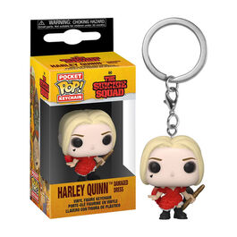 FUNKO POCKET POP! LLAVERO EL ESCUADRÓN SUICIDA - HARLEY QUINN (VESTIDO ROTO)
