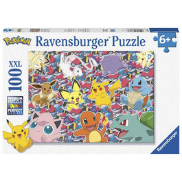 Ravensburger Puzle Pokémon: ¡Listos para la Batalla! 100XXL
