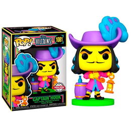 FUNKO POP! DISNEY VILLANOS - CAPITÁN GARFIO (LUZ NEGRA) EXCLUSIVO
