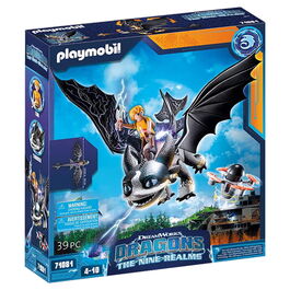 PLAYMOBIL - DRAGONS THE NINE REALMS: THUNDER & TOM