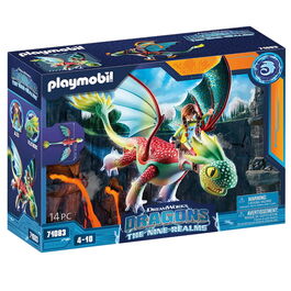 PLAYMOBIL - DRAGONS THE NINE REALMS: FEATHERS & ALEX