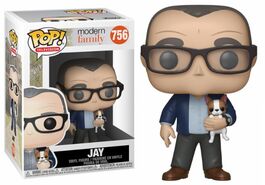 FK36452 Modern Family POP! Television - Figura Jay con perro