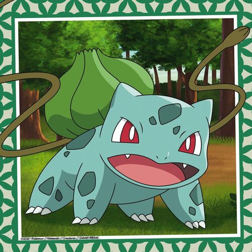 Ravensburger Puzle Pokémon: Charmander, Bulbasaur y Squirtle 3 x 49 piezas