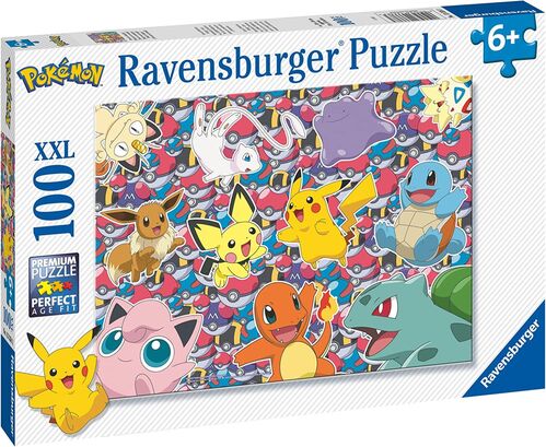 Ravensburger Puzle Pokémon: ¡Listos para la Batalla! 100XXL