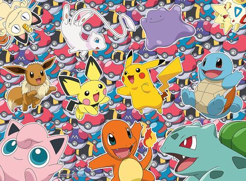 Ravensburger Puzle Pokémon: ¡Listos para la Batalla! 100XXL