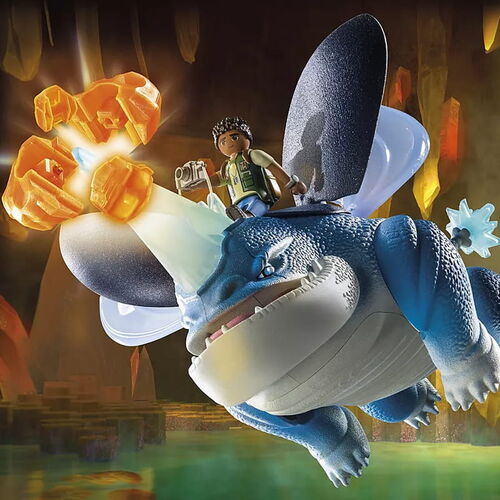 PLAYMOBIL - DRAGONS THE NINE REALMS: PLOWHORN & D'ANGELO