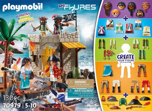 PLAYMOBIL - MY FIGURES: ISLA PIRATA