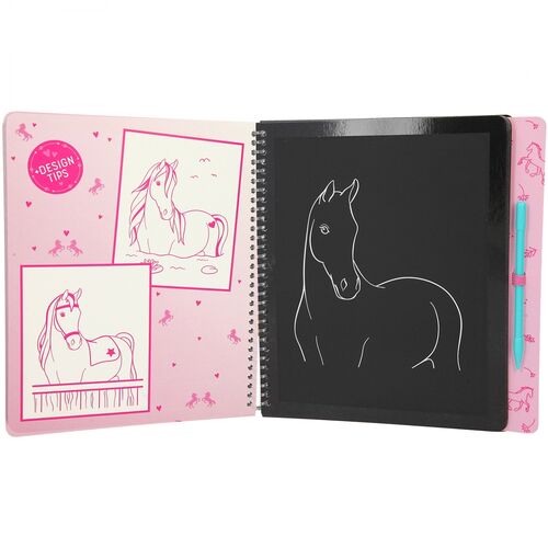 Top Model Cuaderno Magic Scratch Miss Melody