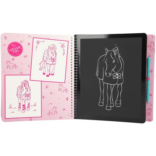 Top Model Cuaderno Magic Scratch Miss Melody