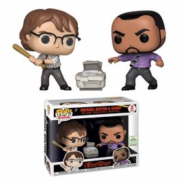 FK36968 Office Space Pop! Movies - Figuras Samir y Michael 2-Pack - Exclusivo
