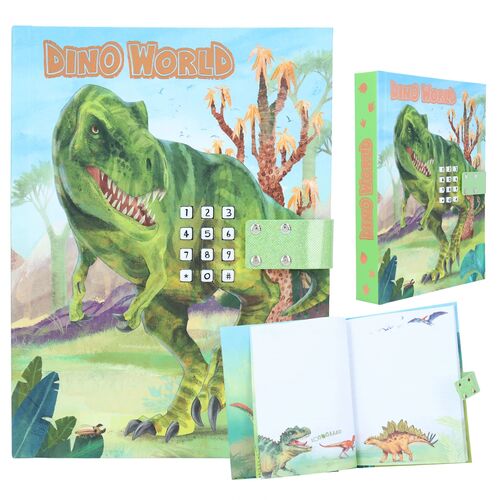 DINO WORLD - DIARIO CON CÓDIGO SECRETO Y SONIDO