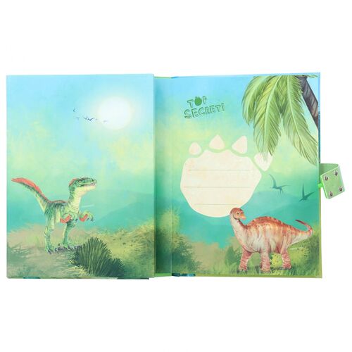 DINO WORLD - DIARIO CON CÓDIGO SECRETO Y SONIDO