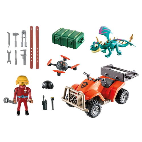 PLAYMOBIL - DRAGONS THE NINE REALMS: ICARIS QUAD & PHIL