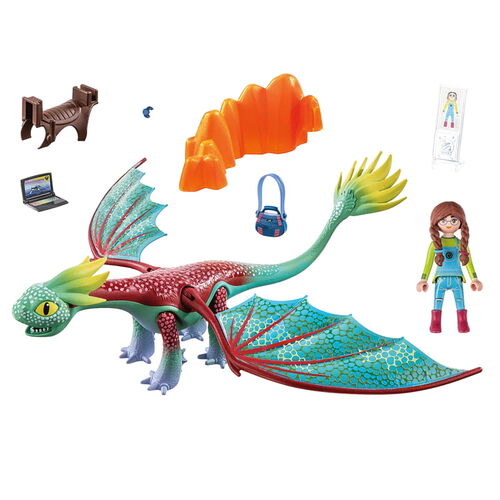 PLAYMOBIL - DRAGONS THE NINE REALMS: FEATHERS & ALEX
