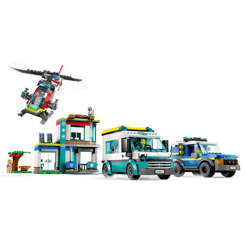 Lego City Emergency Vehicles HQ