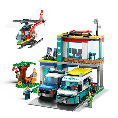 Lego City Emergency Vehicles HQ