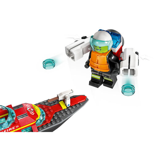 Lego City Fire Rescue Boat